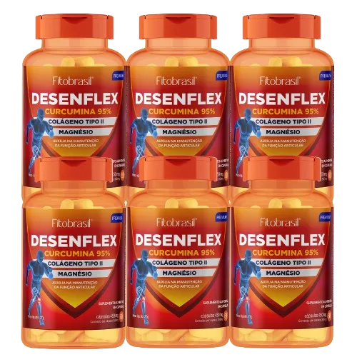 Kit Desenflex 6 frascos